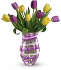 /images/telsg10/T11E110^1lg.jpg Teleflora's Lavender Plaid Tulip Bouquet